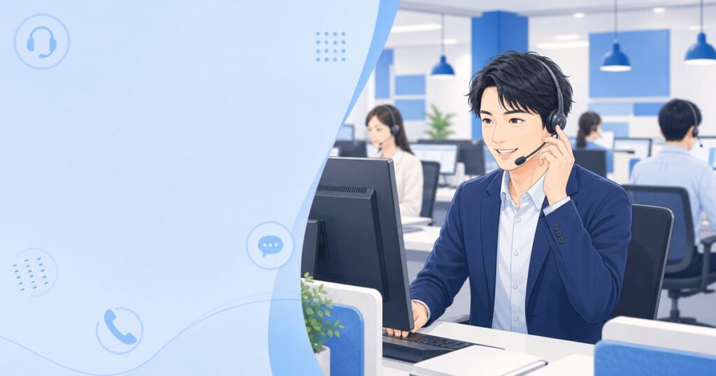 コールセンターは男性でも活躍できる？