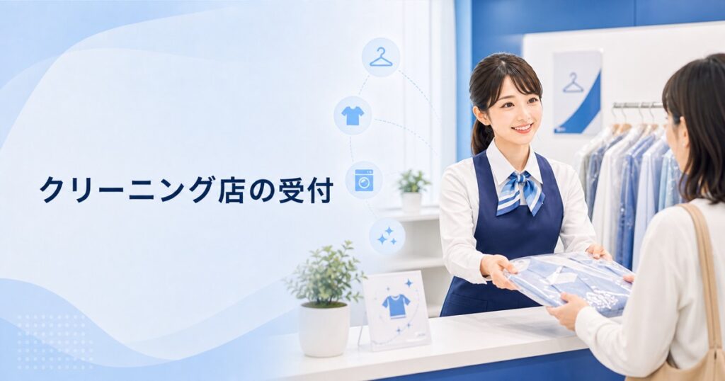 クリーニング店の受付の仕事内容｜大変？1日の流れ・向いている人・未経験の始め方